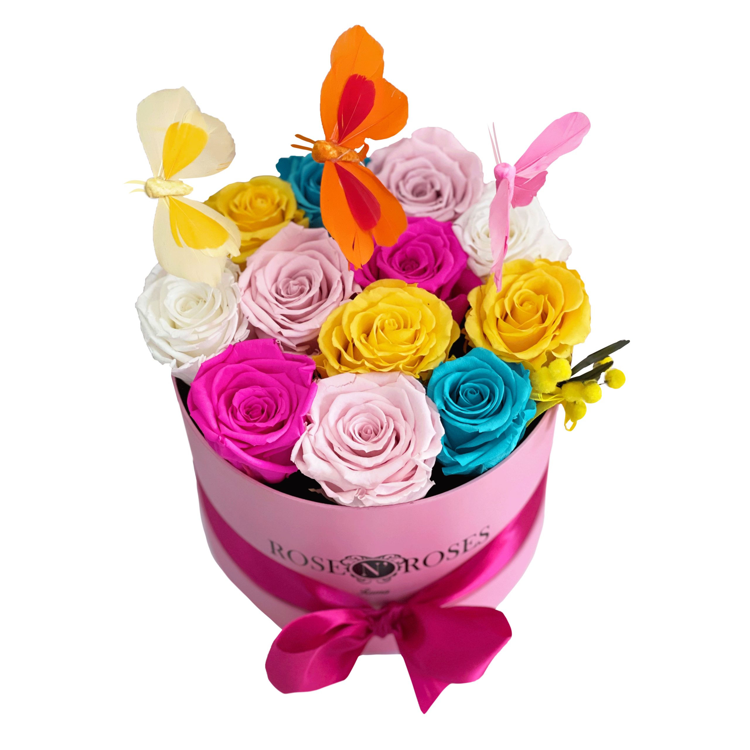 INFINITY - Small Box Rose e Farfalle - immagine 2