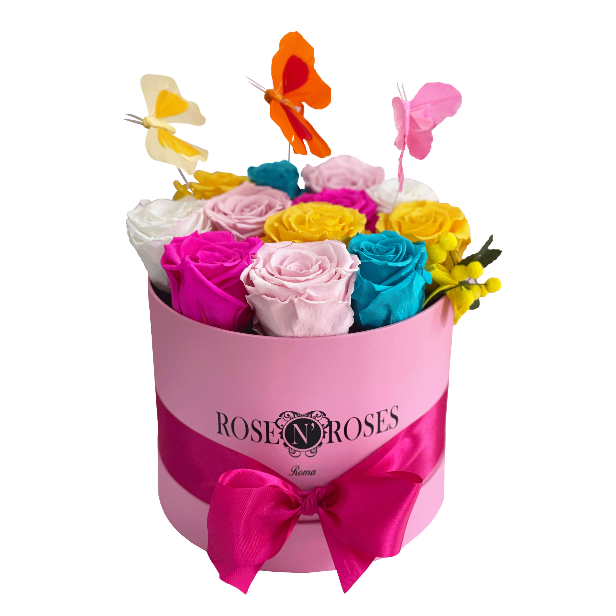 INFINITY - Small Box Rose e Farfalle - immagine 1