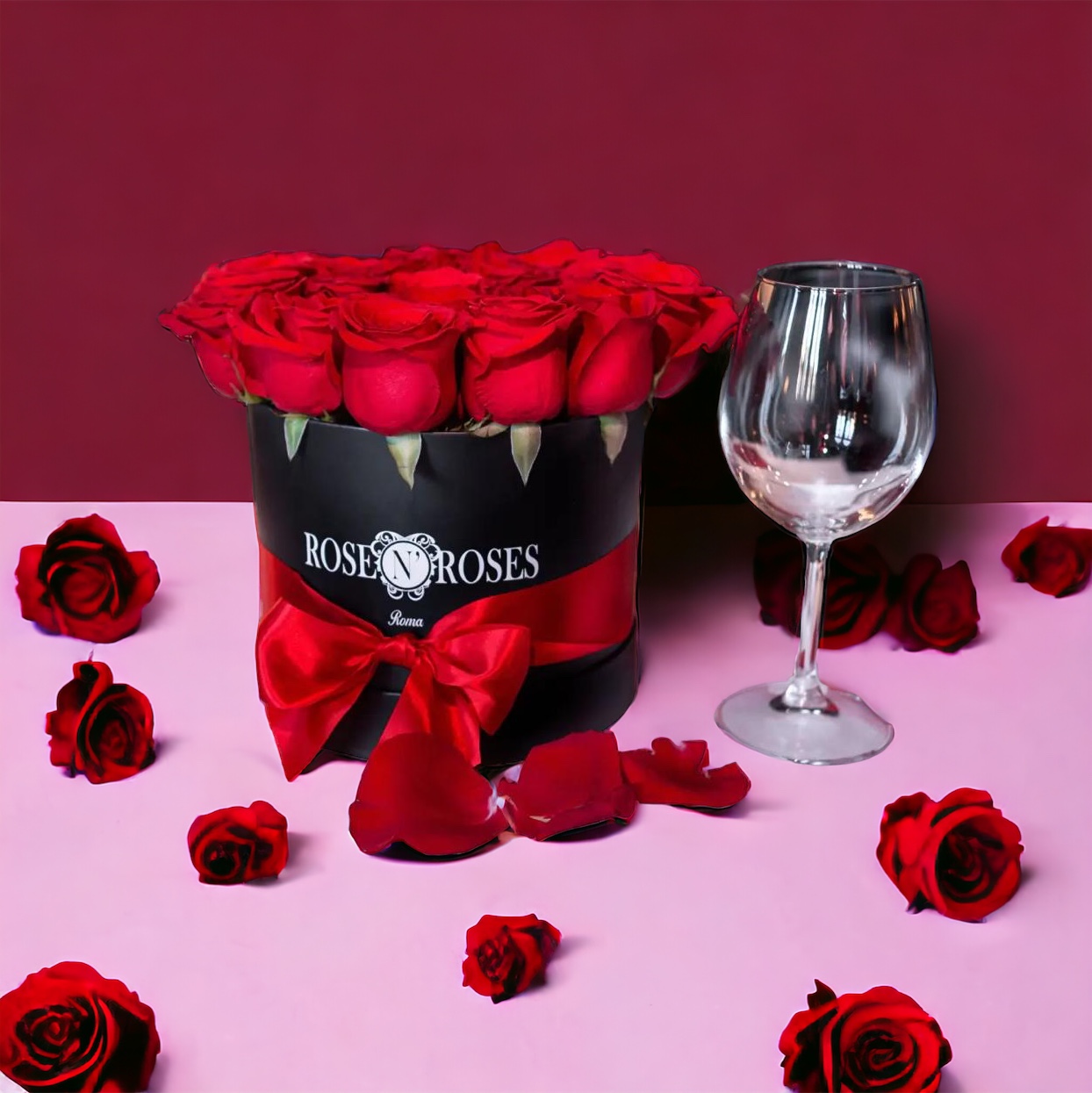 CLASSIC - Small Box con rose fresche - immagine 5